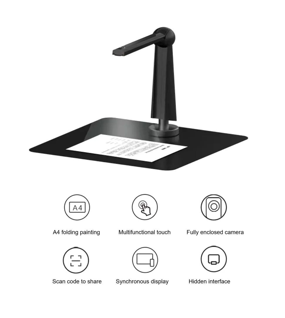 Portable Wireless Document Camera Visualize (1)