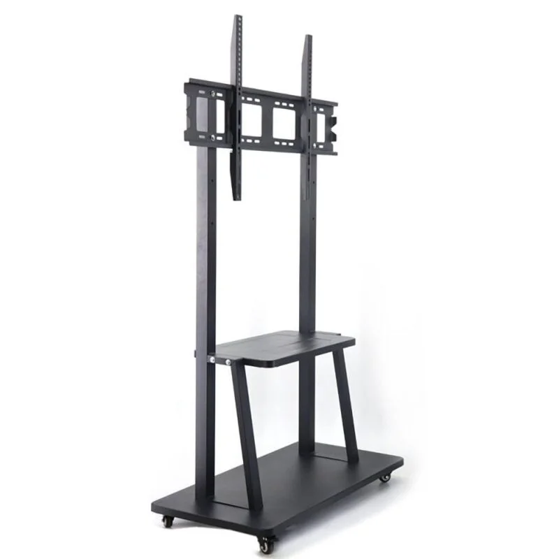 Rolling Stand Display Cart with Storage Space (2)